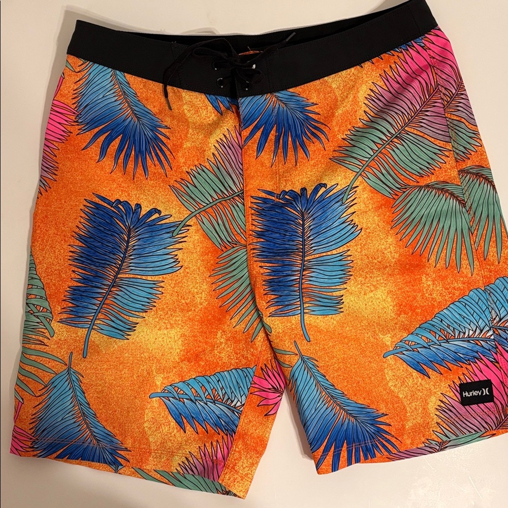 Hurley Tie Waist Board Shorts - 32